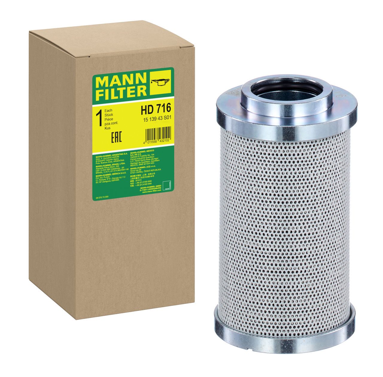 Product Image HD716_MANN-FILTER
