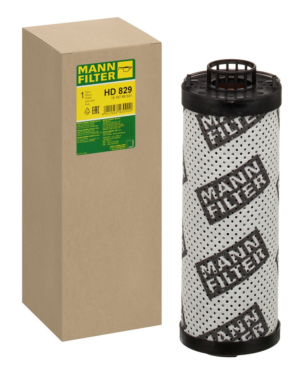 Product Image HD829_MANN-FILTER