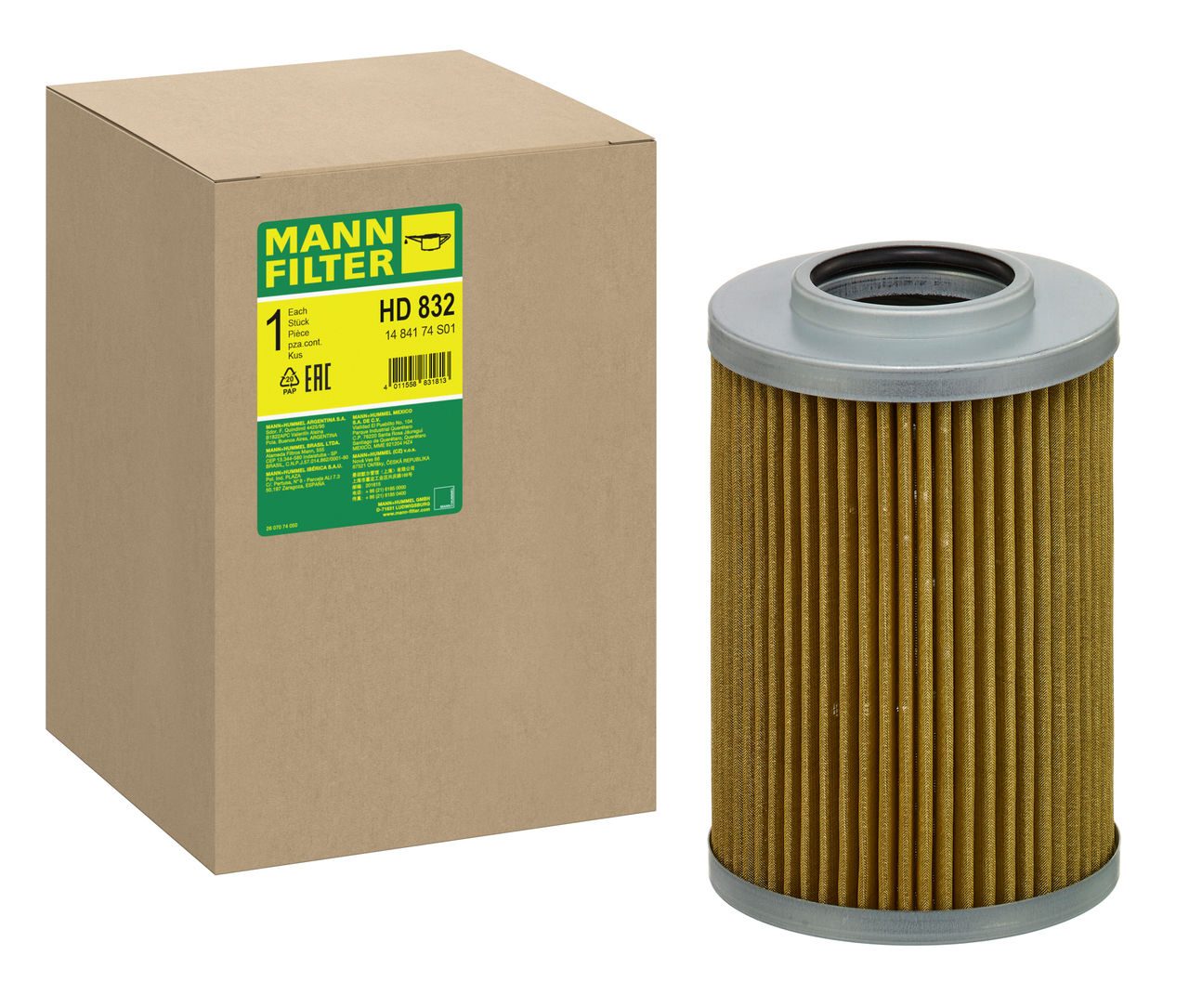 Product Image HD832_MANN-FILTER