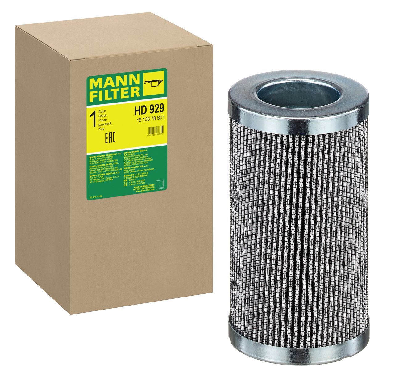 Product Image HD929_MANN-FILTER