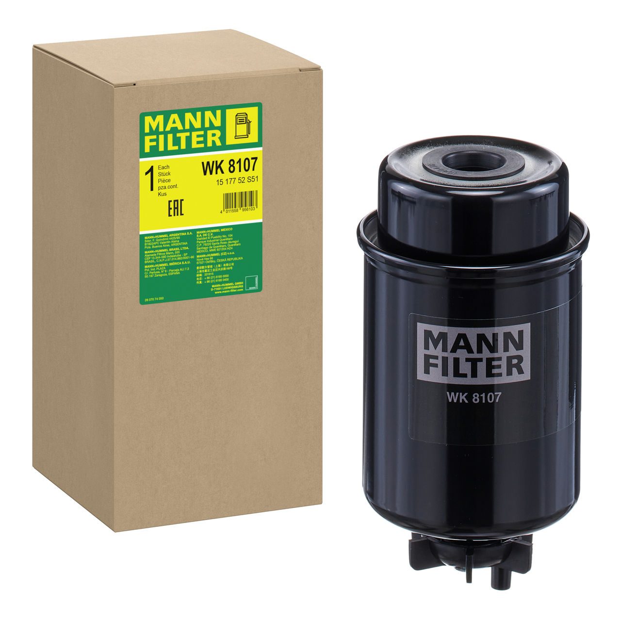 Product Image WK8107_MANN-FILTER
