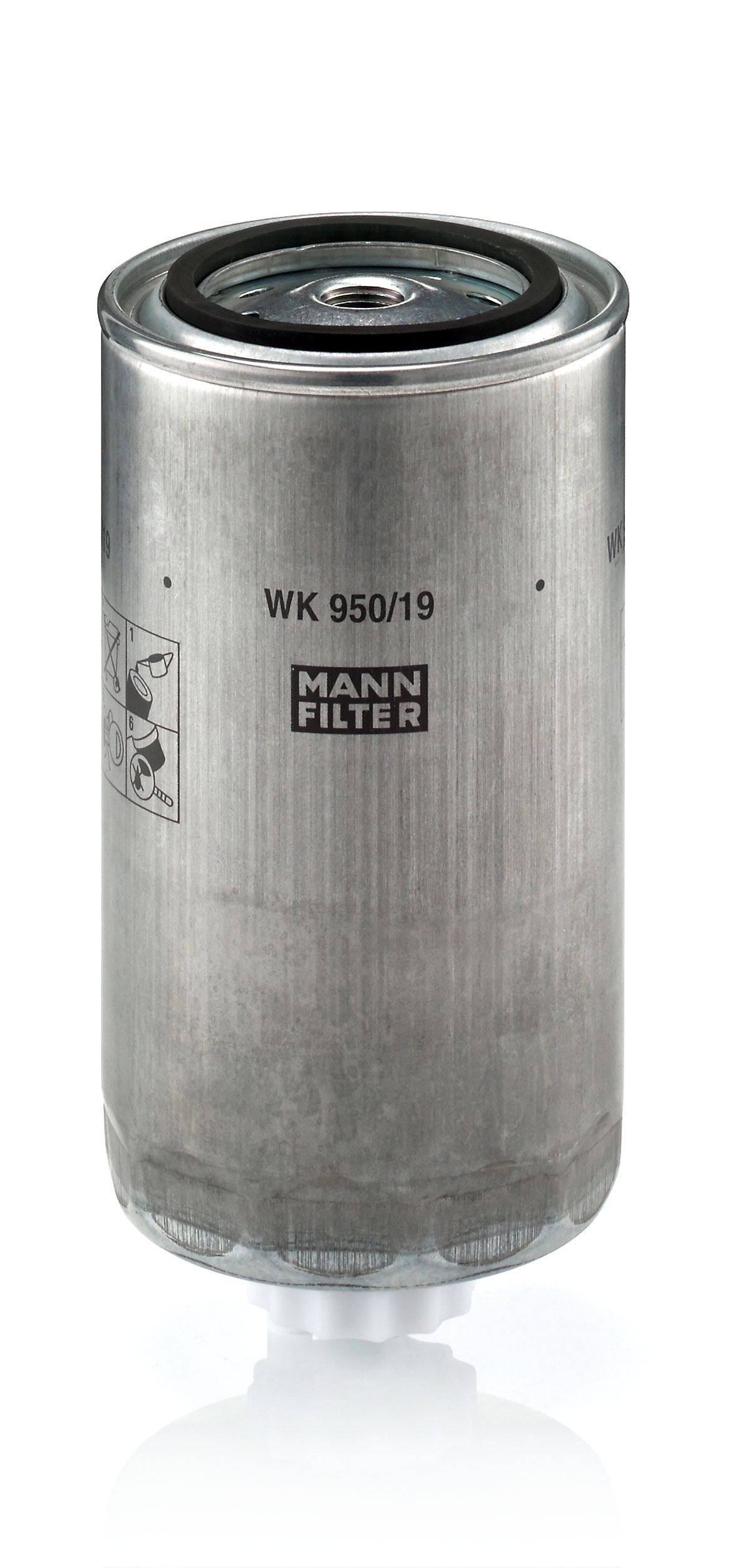 Filtre à Carburant MANN-FILTER WK 845/9 - Pour Poids Lourds Et Autobus - Qualité Premium, Haute Pression