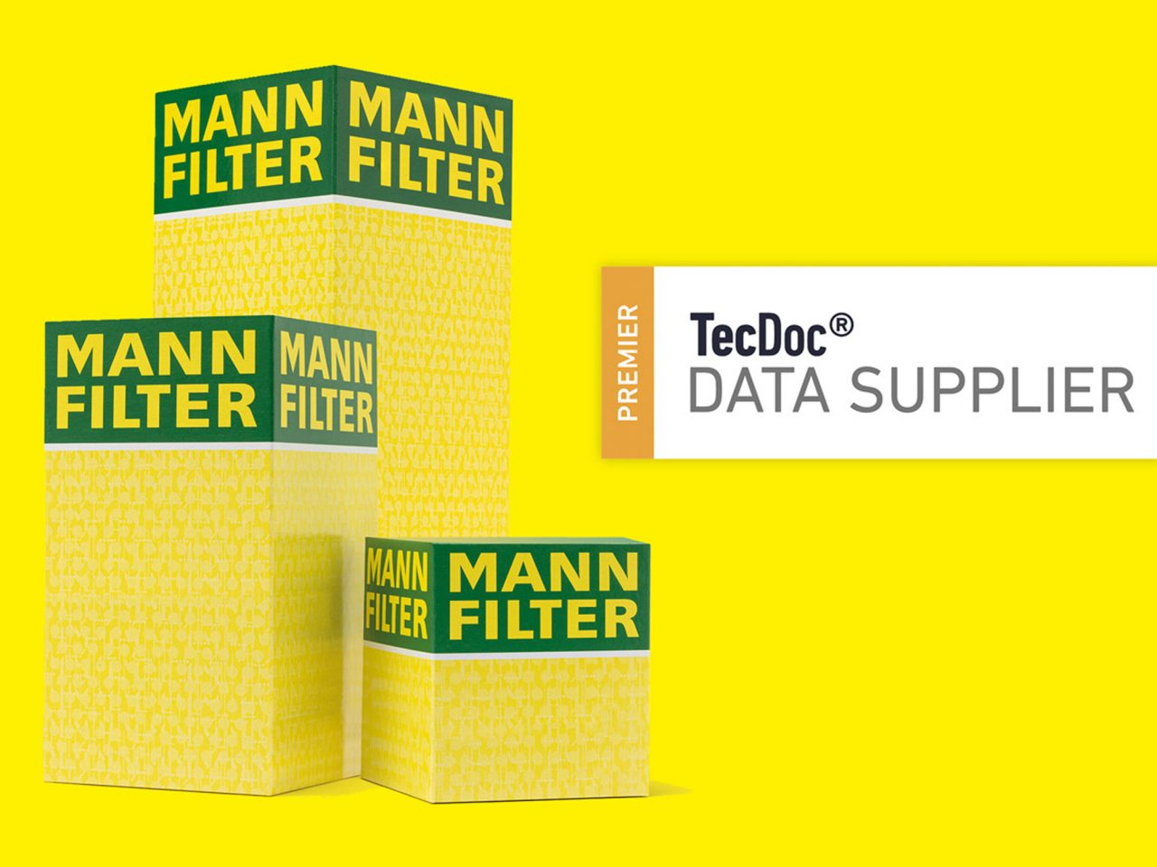 MANN-FILTER con il marchio di qualità "Premier Data Supplier" di TecAlliance