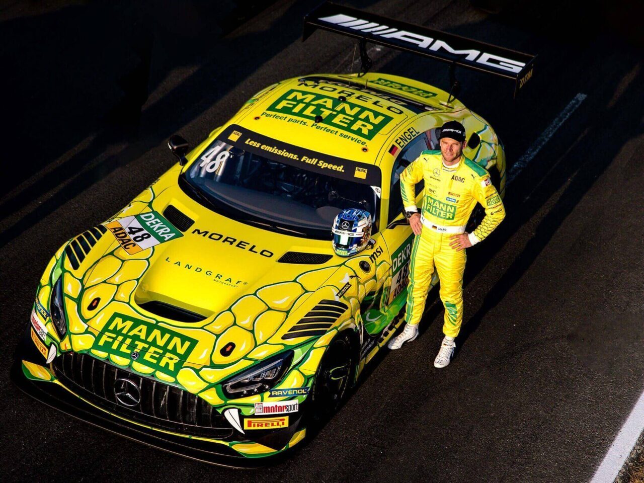 Maro Engel e MANN-FILTER Mamba Debutto del MANN-FILTER Mamba al Norisring!