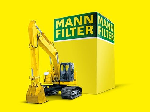 Büyük işler için hazır: Ekskavatörler için MANN-FILTER ürünleri