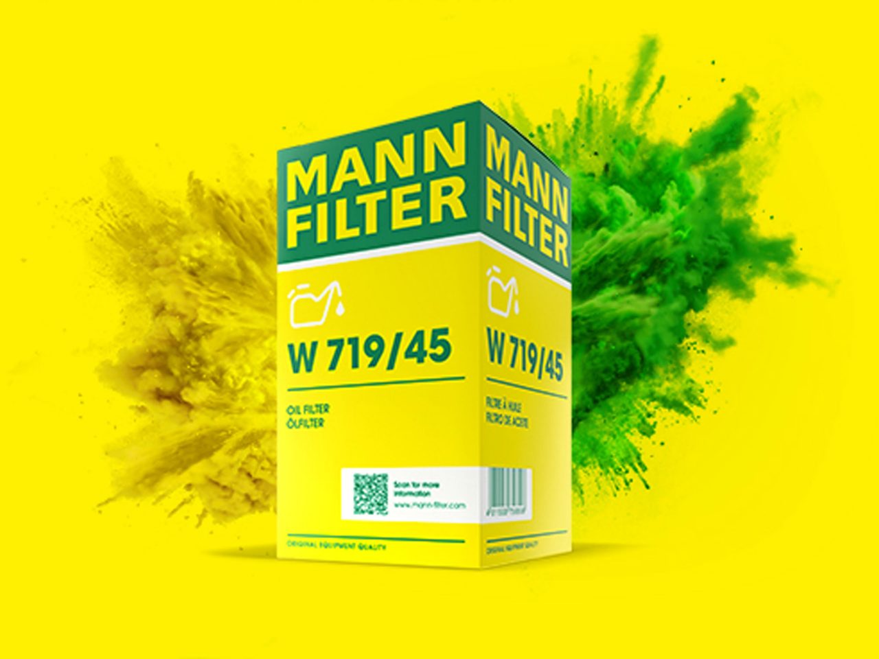 Strong brand. New design. The new MANN-FILTER packaging for PC