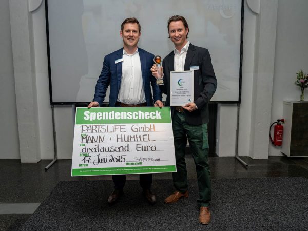 MANN-FILTER receives PARTSLIFE Environmental Award 2025