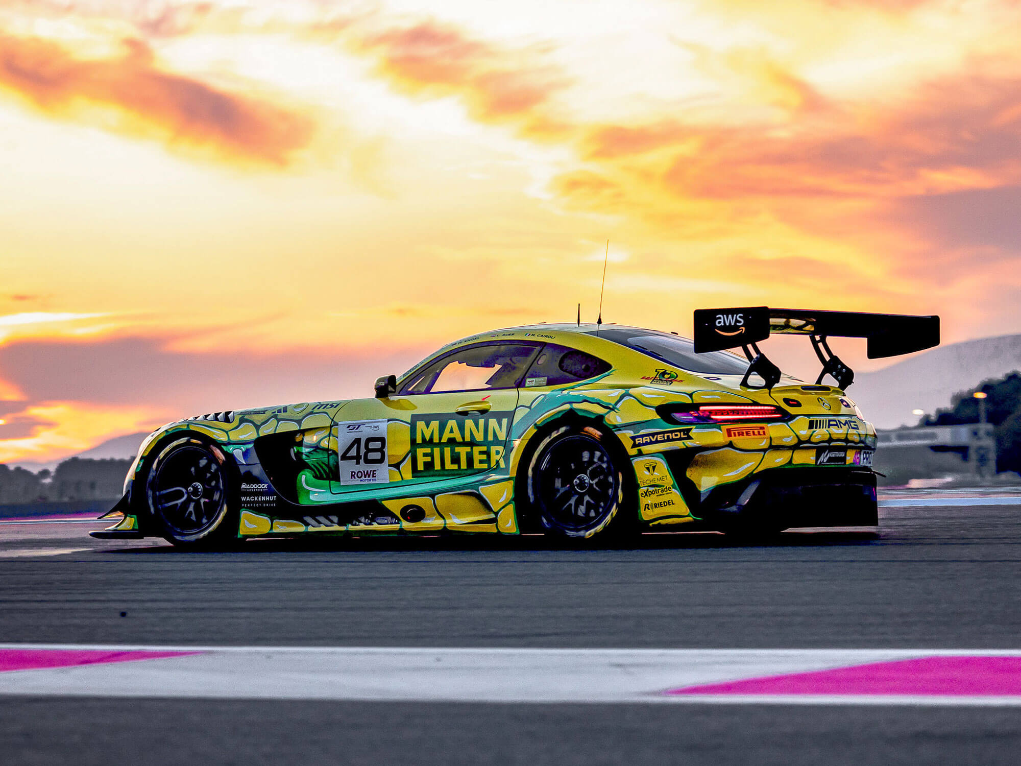 24h Spa: MANN-FILTER sets on powerful driver trio