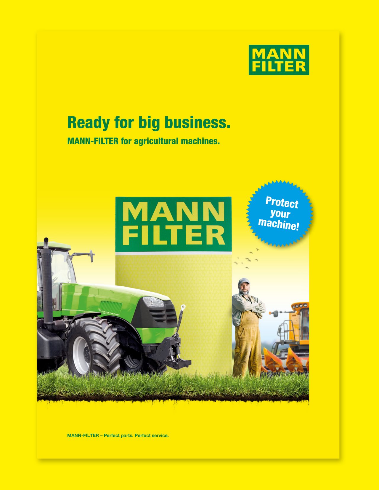 Auch für Fahrzeuge aus der Landwirtschaft hat MANN-FILTER passende Filterlösungen