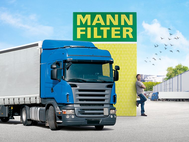 MANN-FILTER bietet auch für LKWs und Trucks die passende Filterlösung