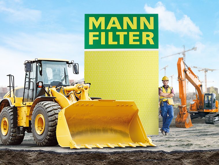 MANN-FILTER bietet Filterlösungen für die Industrie und Baubranche