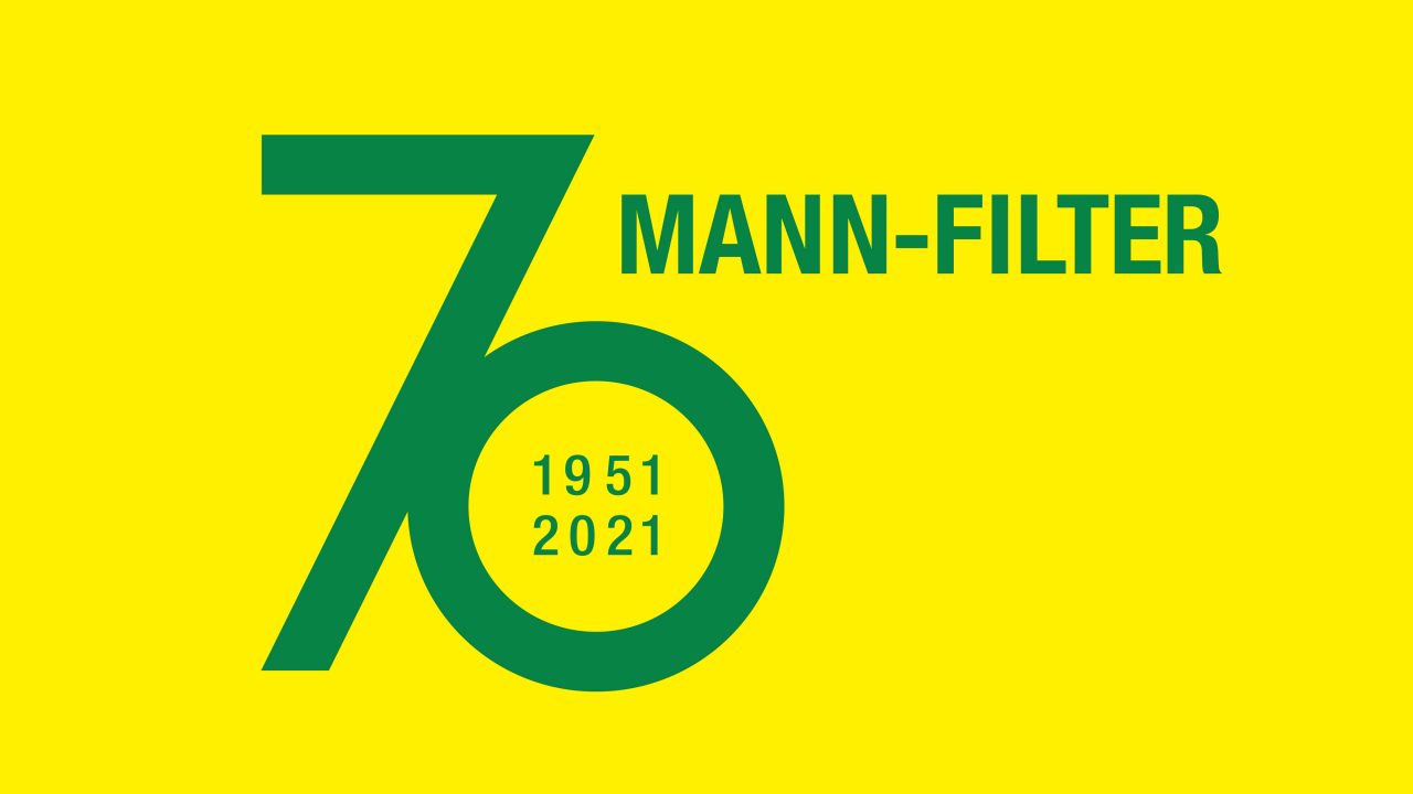 Sello 70 Aniversario MANN-FILTER