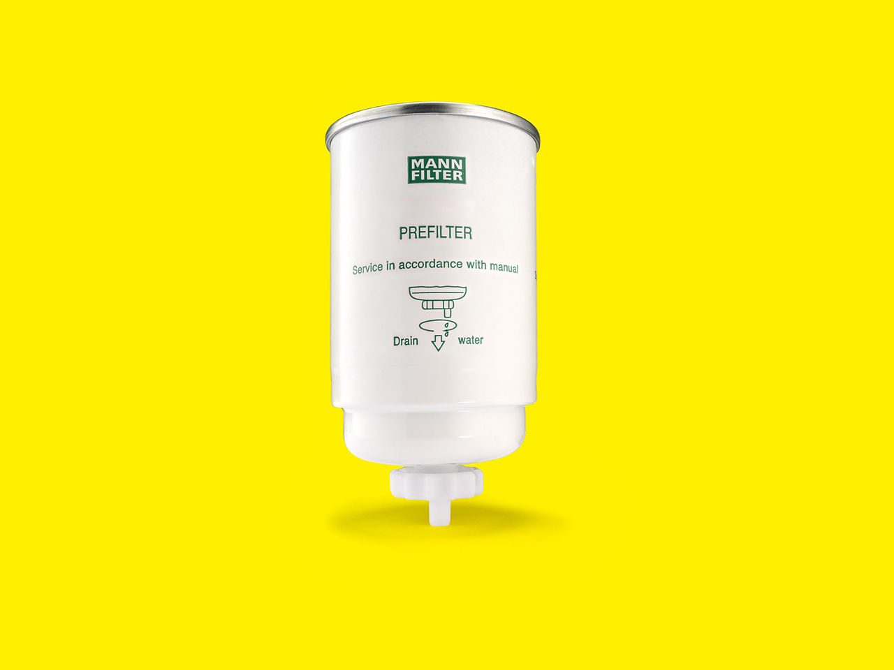 MANN-FILTER preline fuel filter for diesel injection systems, for water and particle separation