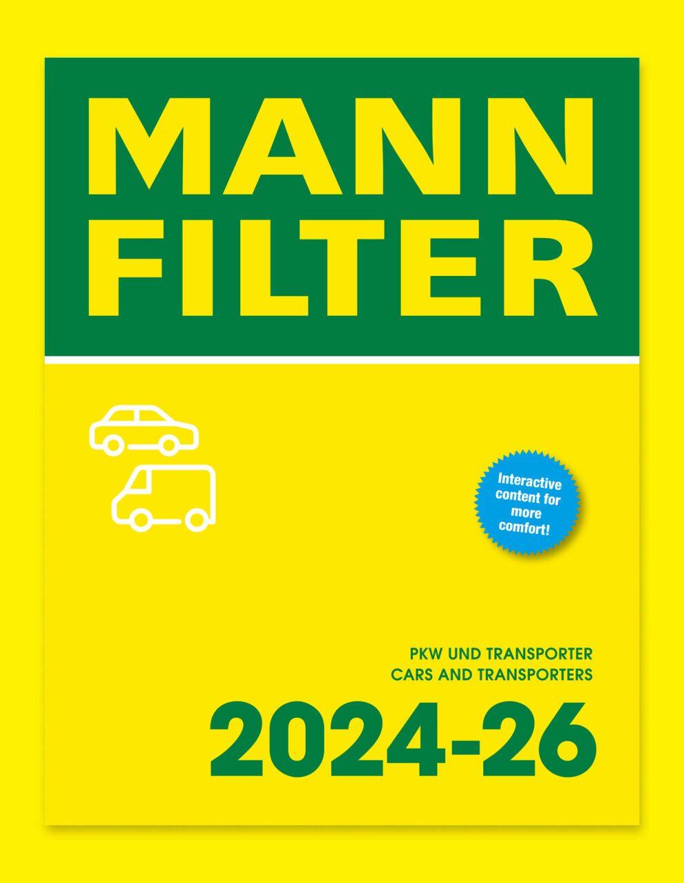 MANN-FILTER catalog for cars and transporters