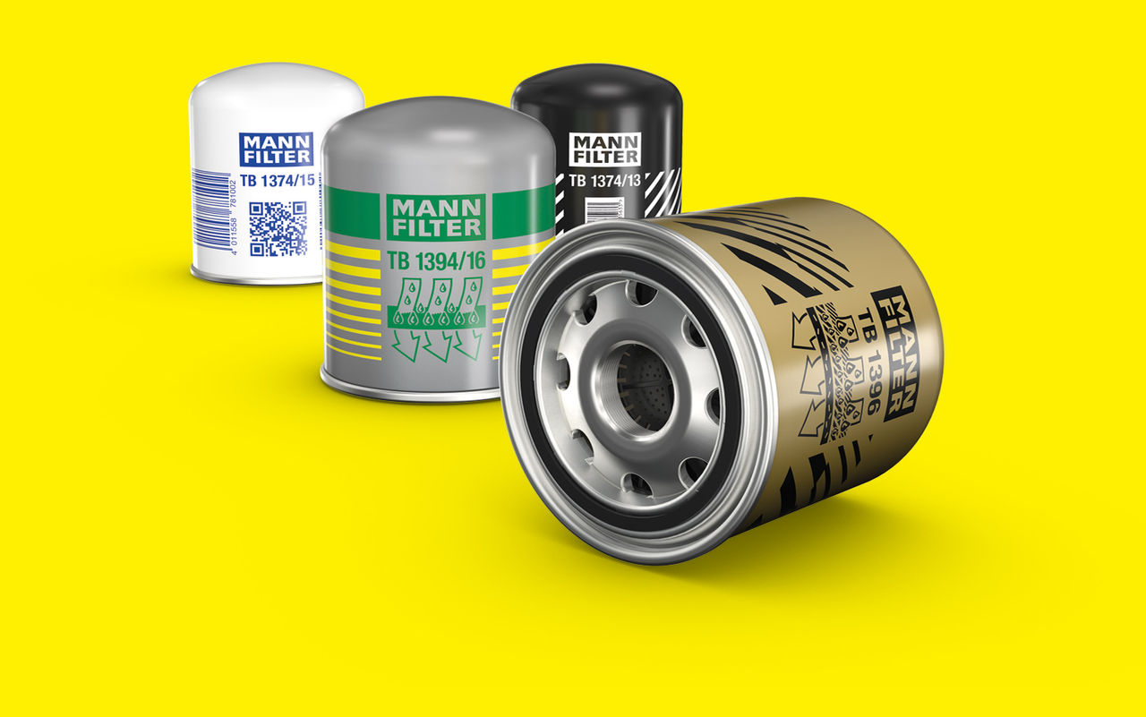 MANN-FILTER air dryer cartridges for protection of pneumatic brake systems in commercial vehicles