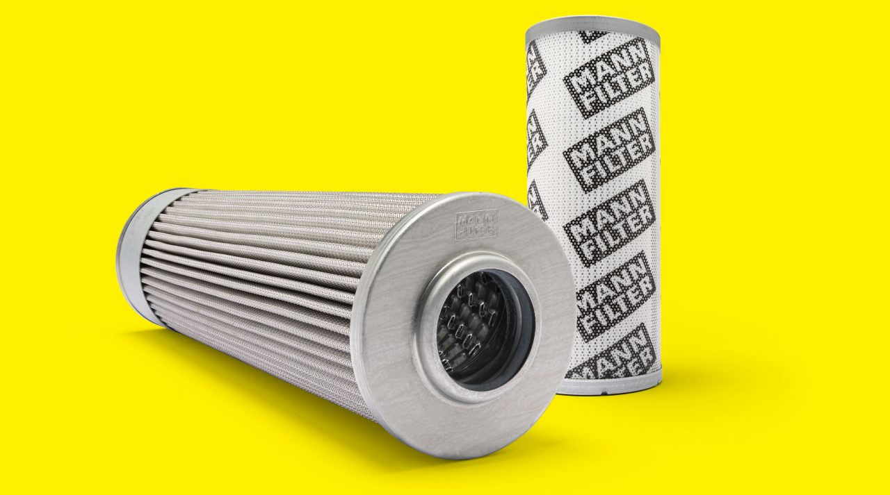 MANN-FILTER hydraulic filters protect the hydraulic system against corrosion, abrasion and dirt