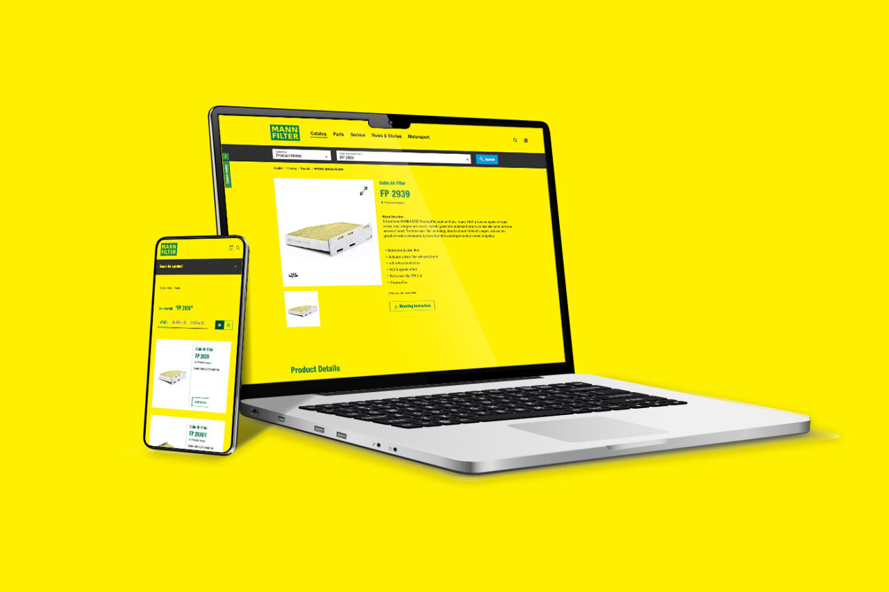 Catálogo online MANN-FILTER para ordenador 