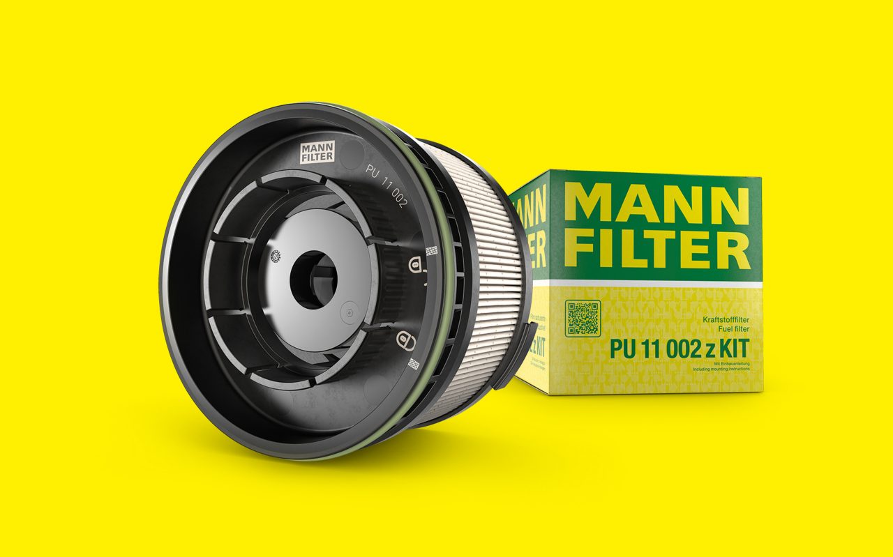 Fuel filter PU11002 with packaging