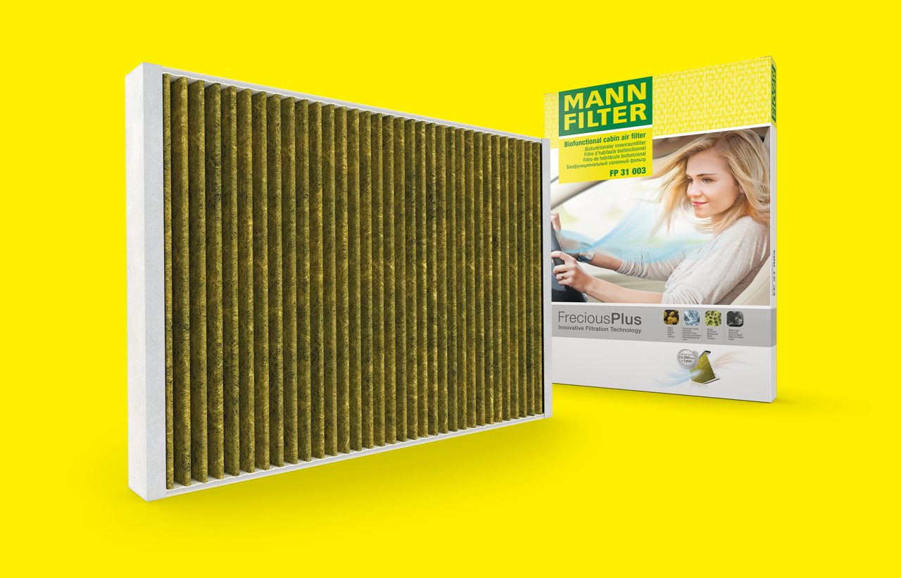 Cabin air filter FP31003 against pollen, dust and allergens